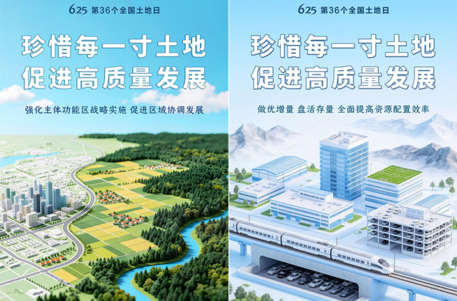 全国土地日海报